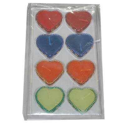 "Heart shape candle set-code003 - Click here to View more details about this Product